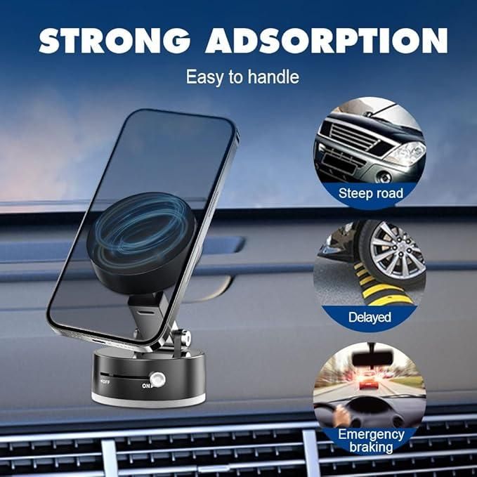 Vacuum Suction Magnetic Phone Holder